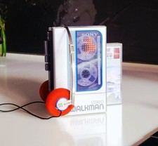 Rare Sony Walkman WM-9 Cassette Player + Sony MDR-10 Headphones (stranger Things