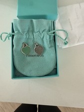 Blue Tiffany & Co Double Heart Necklace. Tiffany & Co Necklace. Tiffany And Co