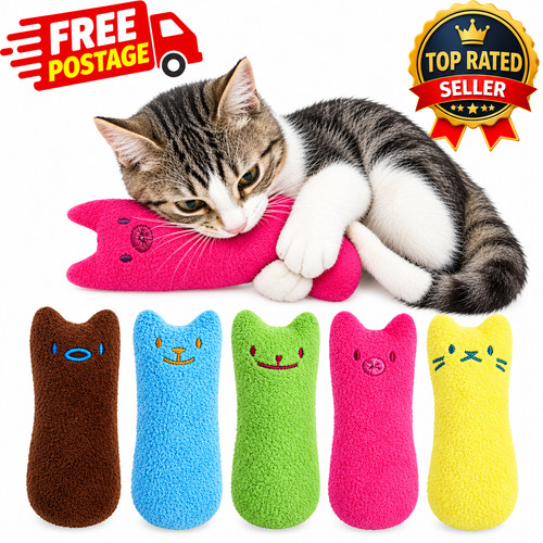 Plush catnip toy - plush, interactive