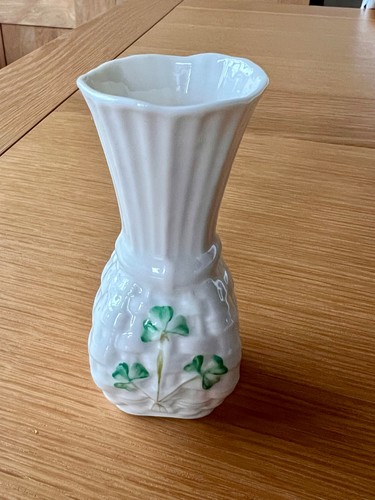 Belleek small vase - fine, china