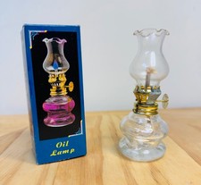 Glass Mini Oil Lamp - New in