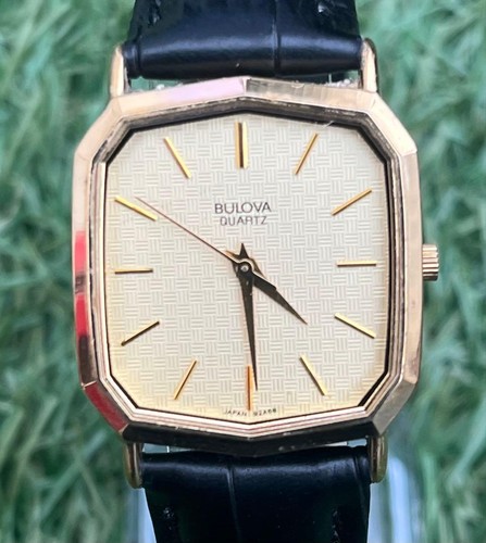Bulova men vintage gold dial - men's,