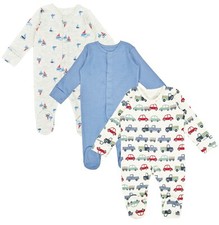 Baby Boy Sleepsuits 3 Pack