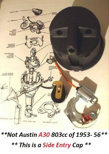 Austin a35 distributor cap - austin,