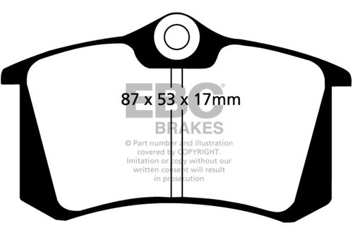 Ebc ultimax rear - rear, brake