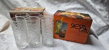 Vintage Ravenhead Siesta 6 Pack 11oz Glasses In Box  x 2 -  12 Glasses 1970's