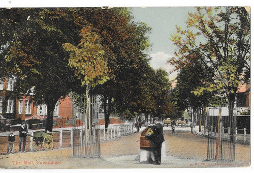 Postcard faversham view - faversham,