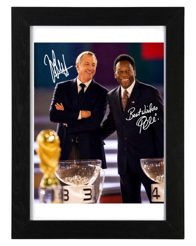 Johan cruyff pele signed - cruyff,,