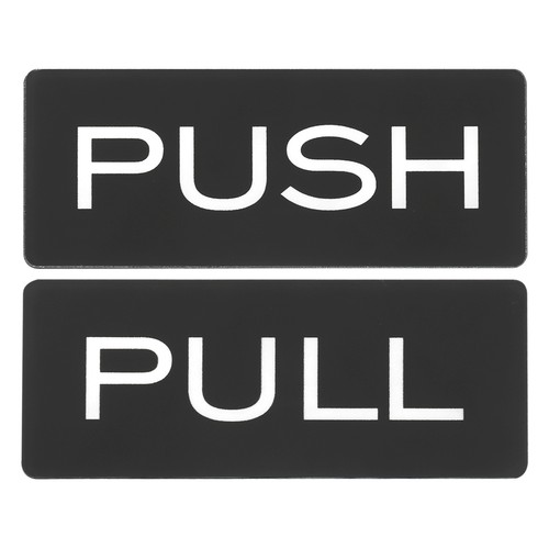 2pc push pull door sign - 2pc,