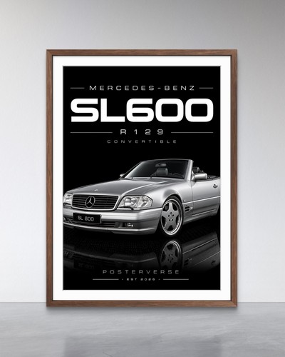 Mercedes sl600 r129 poster - |,