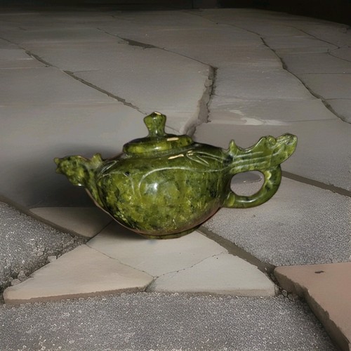 Jade chinese teapot antique - chinese,