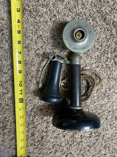 Antique candlestick telephone - antique,