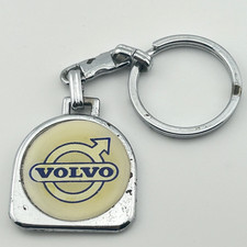 Vintage Volvo Keyring Metal Fob Key Ring Chain Tag Car Motoring