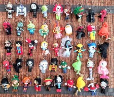 46 items Wholesale String Voodoo Doll Keyring keychain key ring superhero horror