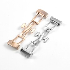 Butterfly Clasp Solid Stainless Steel Folding Buckle for Patek Philippe AQUANAUT