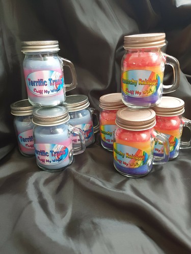 Rainbow trans jar - or, fun