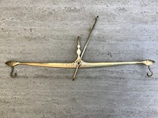 Vintage Brass Butchers Balance Scales 41cm Long