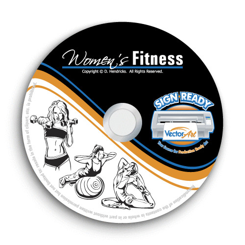 Womens fitness clipart vector - fitness, clipart-vector