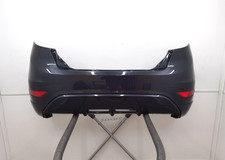 FORD FIESTA MK7 ZETEC S 3 DOOR COMPLETE REAR BACK BUMPER BLACK 2009-2012