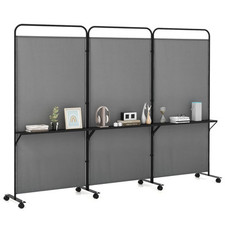 COSTWAY 3-Panel Folding Room