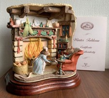 Brambly Hedge Winter Tableau Figurine Border Fine Arts