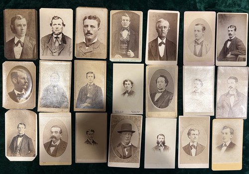 Cdv photo lot handsome - 20,