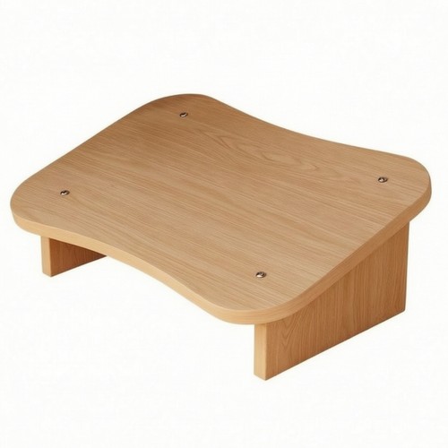 Wooden footrest stool - wooden,