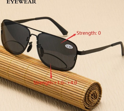 Metal tinted bifocal reading - metal,