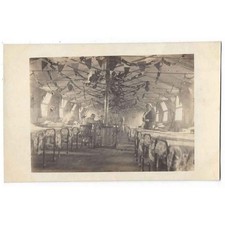 WW1 Decorated Military Hospital Ward, RP Postcard Unused