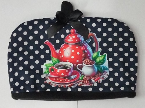 Teapot cover canvas fleece - teapot, &