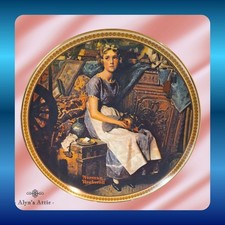 Norman Rockwell Collectors Plate - Dreaming in the Attic - 1981 - 21.5cm