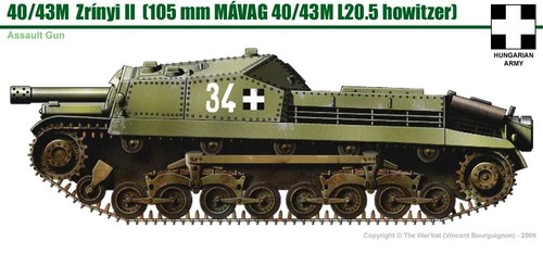 Ww2 hungarian 40 43m - 1/72, 40/43m