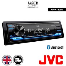 JVC KD-X382BT 1DIN, Digital Media Car Stereo Upgrade with Bluetooth