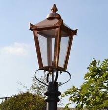 Victorian Style Lantern - use with Antique Garden Lamppost Lighting - Square 