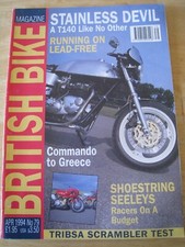 BRITISH BIKE APR 1994 COMMANDO