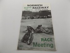1975 HEVINGHAM NORWICH STOCK CAR BANGER RACING PROGRAMME 6/7/75