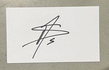 Marcos Senesi Hand Signed AFC Bournemouth 5x3 White Index Card - Argentina   