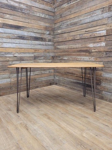 Ercol blonde elm dining table - blonde,