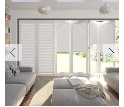 Fold door blinds x3 - door,