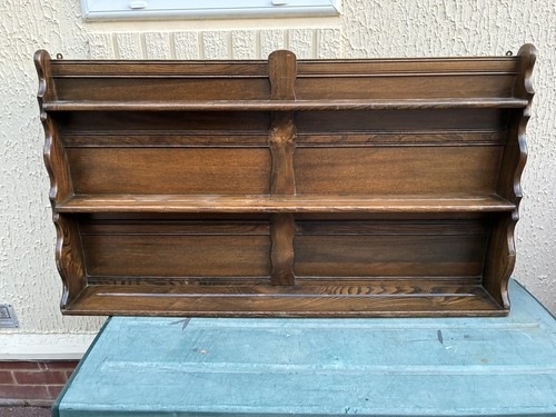 Antique oak plate - antique, 18/19