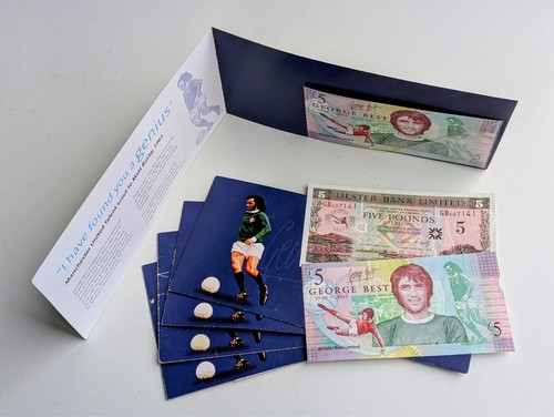 Uncirculated george best 5 - george, £5