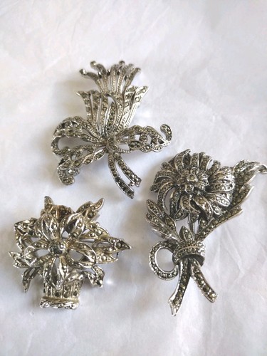 Marcasite brooch brooches 3 - brooch, x