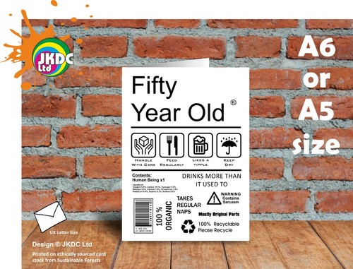 Funny fifty year - year, old