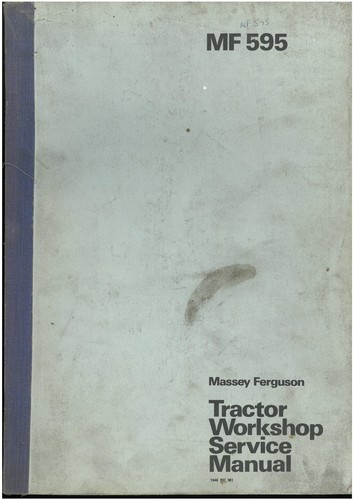 Massey ferguson tractor mf595 - ferguson,