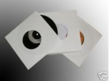 7" Inch White Paper Vinyl Record Sleeves 45RPM Inner Covers 90gsm 25 50 100 200 