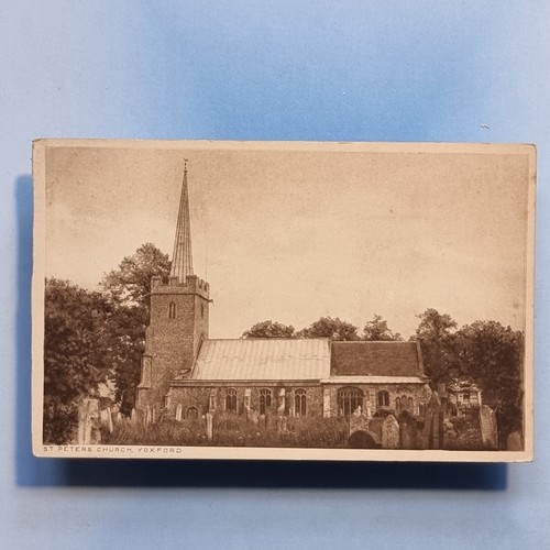 Yoxford postcard c1920 - yoxford, st