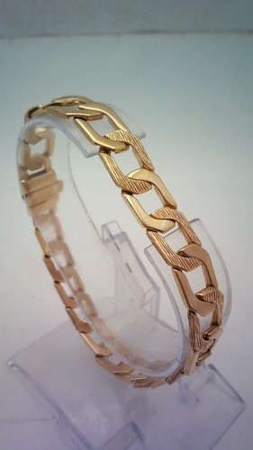 Vintage gold curb - vintage, 8"