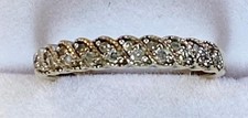 VINTAGE 9ct GOLD & DIAMOND