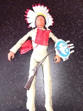 Vintage Chief Cherokee Indian Action Figure Best Of The West 2nd Edition 