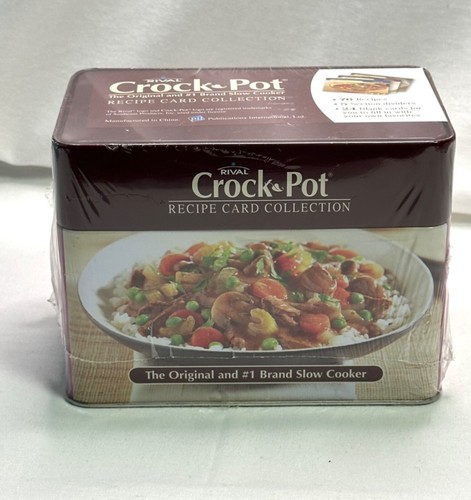 Rival crock pot recipe card - 76,